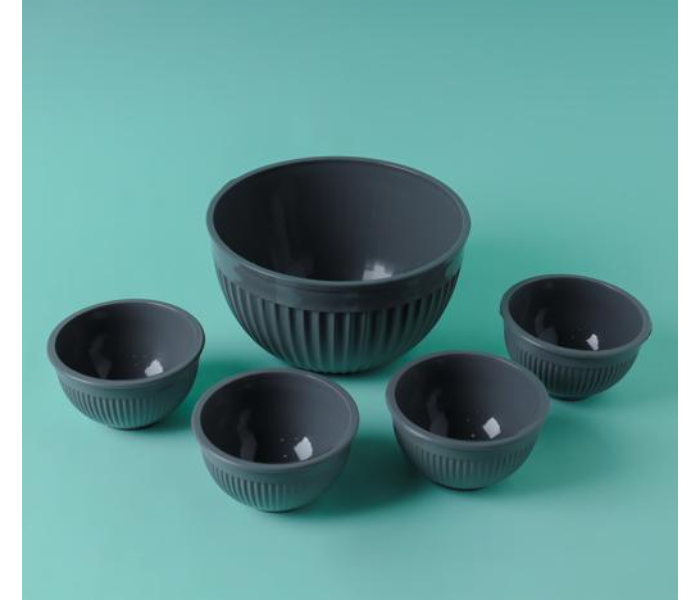 Royalford RF10781 5 Piece Bowl Set - Grey - Zoom Image 2