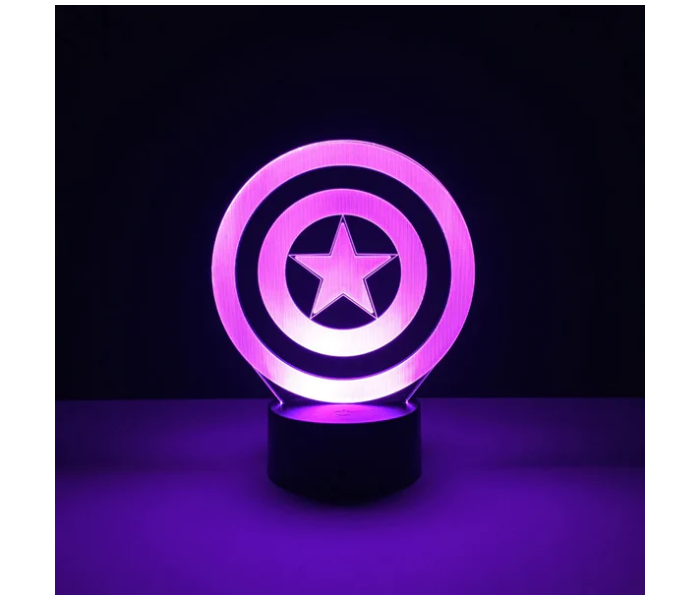 Watiaa Captain America Shield 3D Light - Zoom Image 3