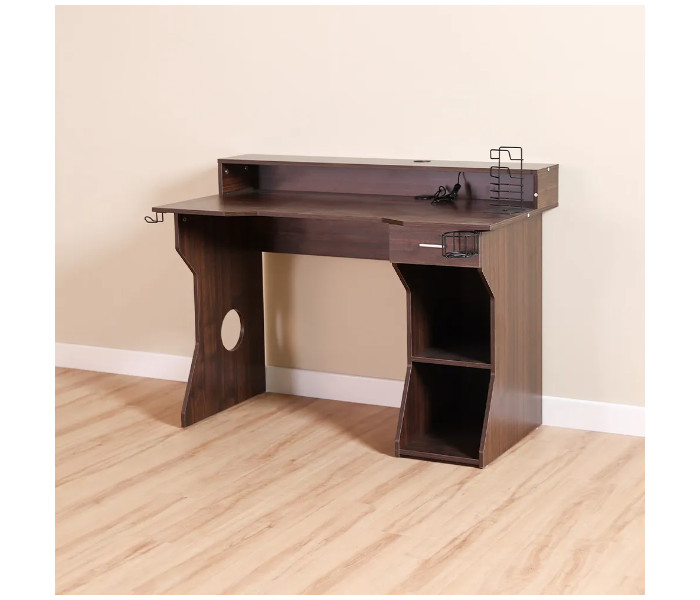 Danube Home Wency Study Desk - Dark Brown - Zoom Image 3