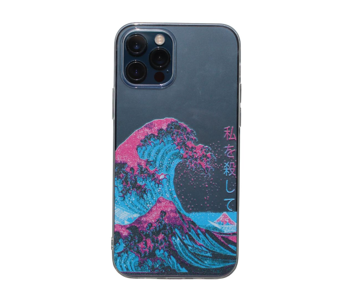 Transparent The Great Wave off Kanagawa Art Print Design 1 Mobile Case For iPhone 13 Pro - Zoom Image 1