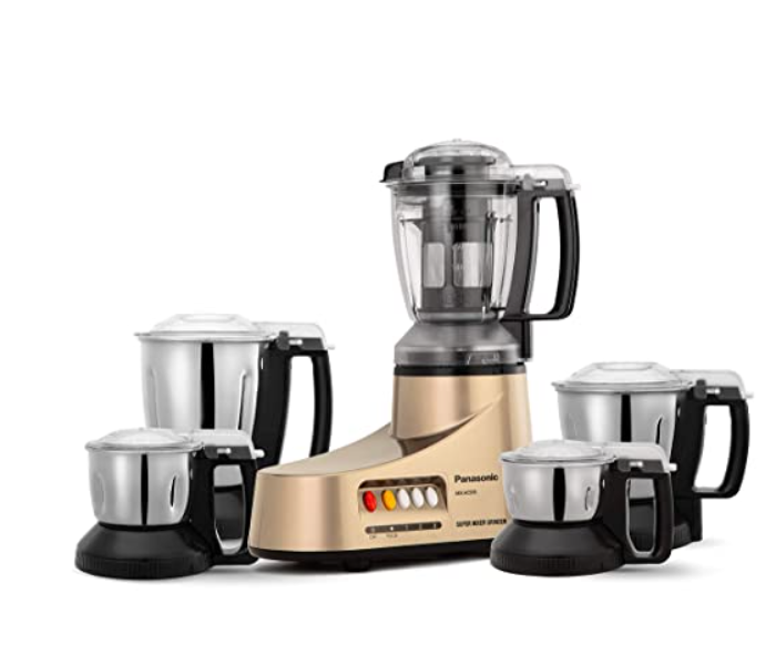 Panasonic MX AC 555 550 Watts 5 Jars Mixer Grinder - Gold - Zoom Image 1