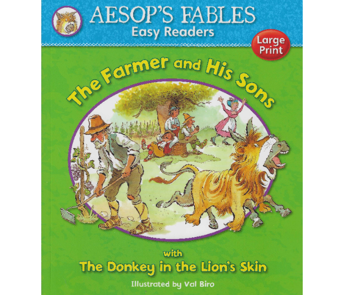 Award Publications Aesop S Fables Easy Readers The Farmer And His Sons Book For Children - Zoom Image 1