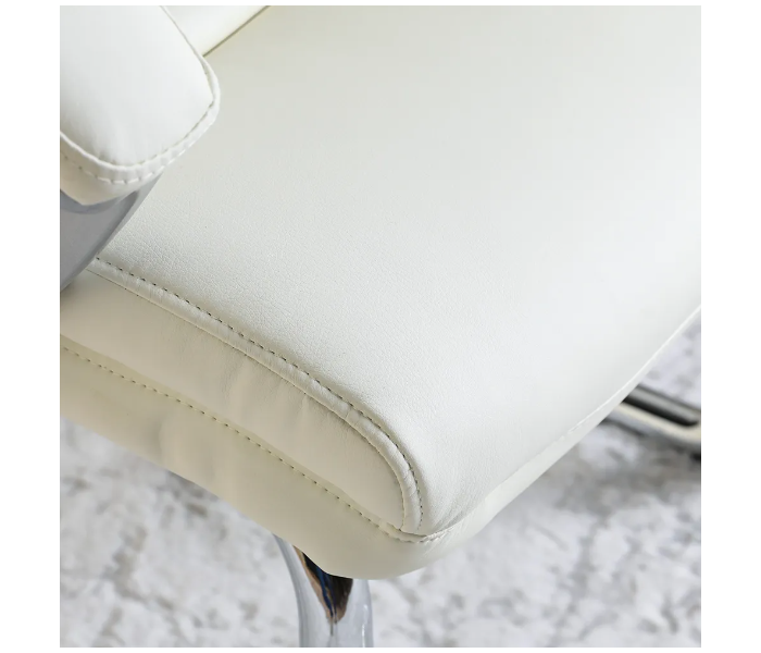 Danube Home Ventura Visitor Office Chair - Cream - Zoom Image 5