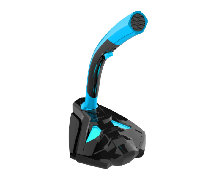 Vertux DXB000108 Desktop Gaming Microphone Streamer 4 - Black and Blue - Zoom Image 1