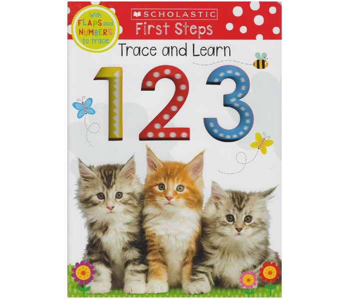 Scholastic First Steps Trace And Learn 123 Book for Children - Zoom Image 1