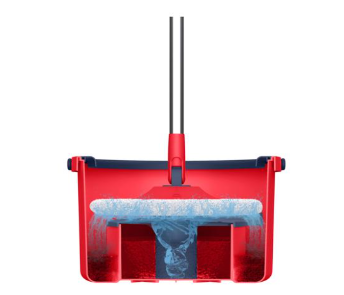 Royalford RF10500 2.5 Litre Round Spin Easy Mop Bucket - Red - Zoom Image 4