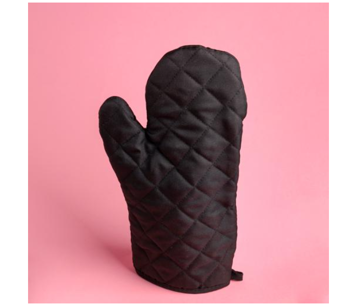 Royalford RF10488 Kitchen Gloves with Pot Holder - Black - Zoom Image 2