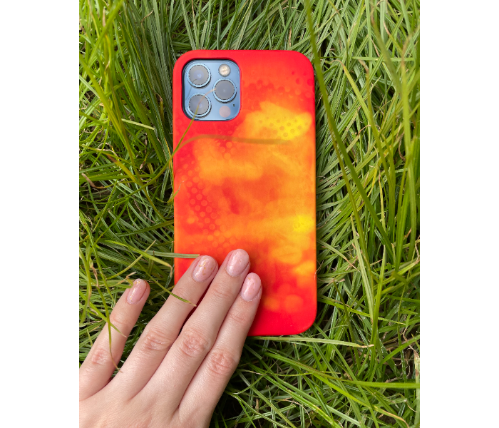 Lightweight Color Changing Mobile Case For iPhone 13 Pro - Red and Yellow - Zoom Image 1