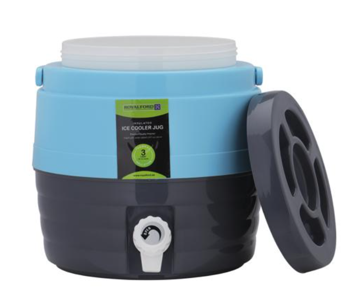 Royalford RF10487 5.5 Litre Keep and Cold Water Carrier - Blue - Zoom Image 4