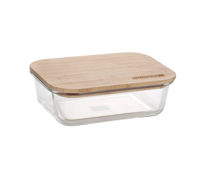 Royalford RF10321 1520ml Ecodine  Rectangular Glass Container - Zoom Image