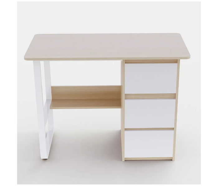 Danube Home Dario Office Table - White - Zoom Image 2