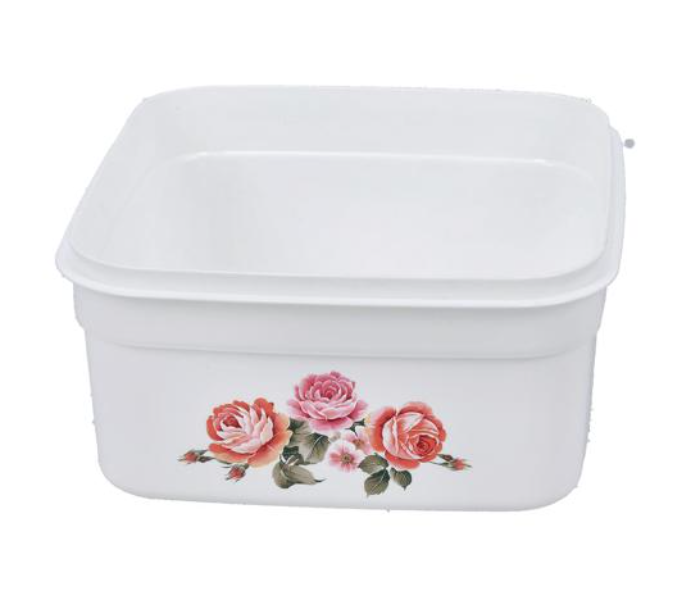 Royalford RF10872 2.5 Litre Square Air-tight Storage Bowl - White and Red - Zoom Image 4