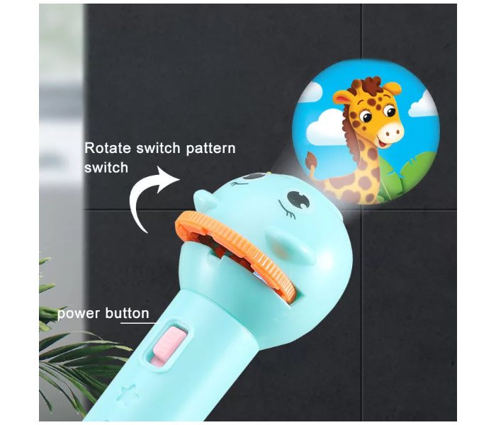 Baby Sleeping Story Book Flashlight Projector Torch Lamp - Zoom Image 3