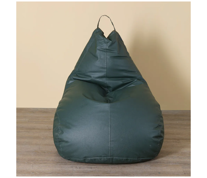 Danube Home Rocky Tear Drop Bean Bags - Dark Green - Zoom Image 2