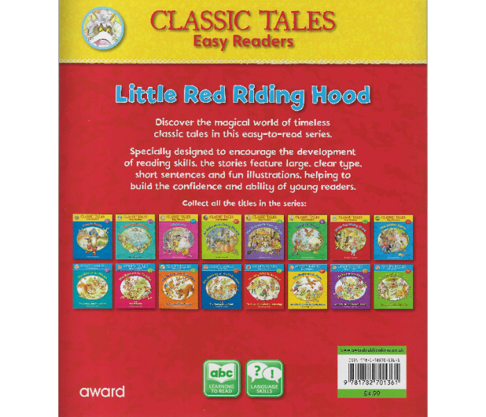 Award Publications Classic Tales Little Red Riding Hood Book For Children - Zoom Image 2