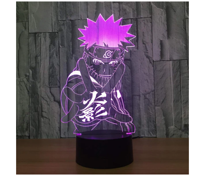 Watiaa 3D Lamp Naruto Game Playing USB LED Bedroom Decorative Night Light - Zoom Image 1