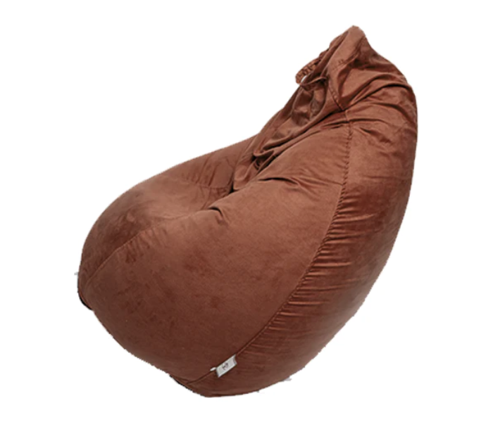 Watiaa Large Suede Bean Bag - Brown - Zoom Image