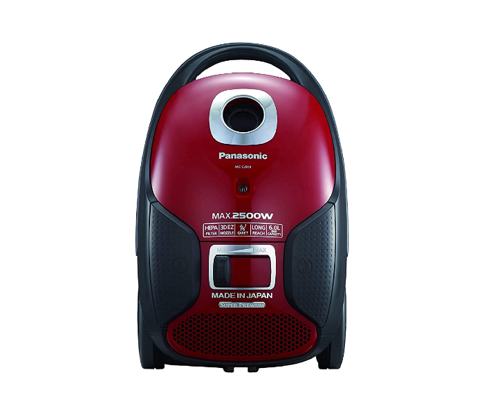 Panasonic MC CJ 919 2500 Watts Canister Vacuum Cleaner - Red and Black - Zoom Image 1