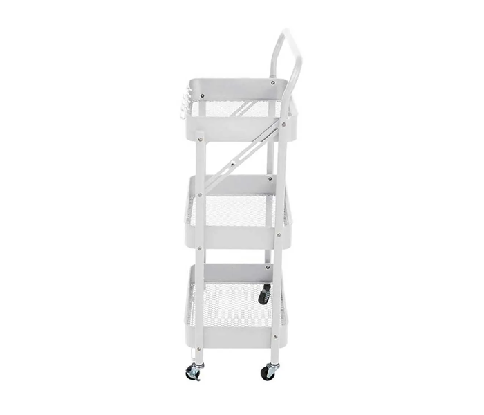 Danube Home Erick 3 Tier Foldable Storage Cart - Black - Zoom Image 2