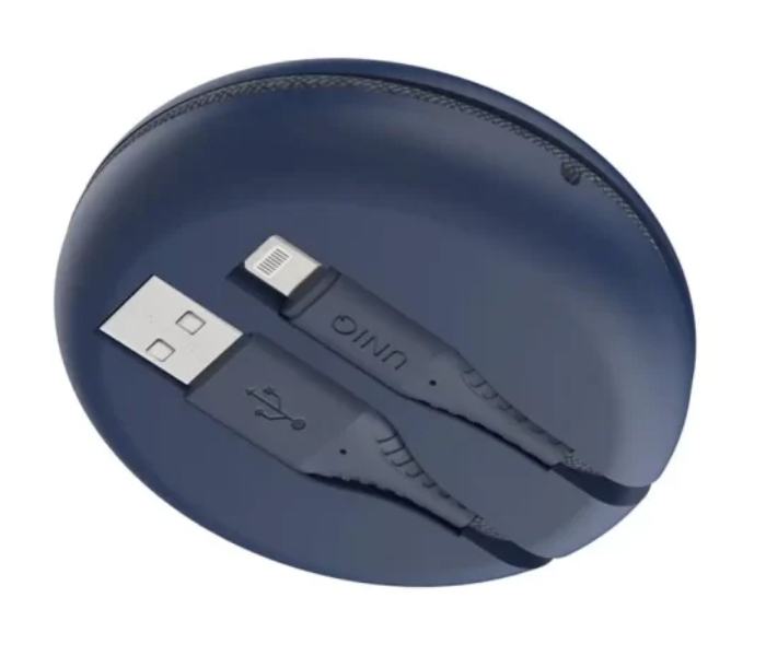 Uniq Halo 1.2Meter Usb A To Lightning Cable - Marine Blue - Zoom Image 1