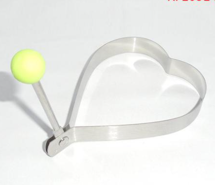 Royalford RF10514 Stainless Steel Heart Shaped Egg Fry Mold Cookies Shaper - Silver - Zoom Image