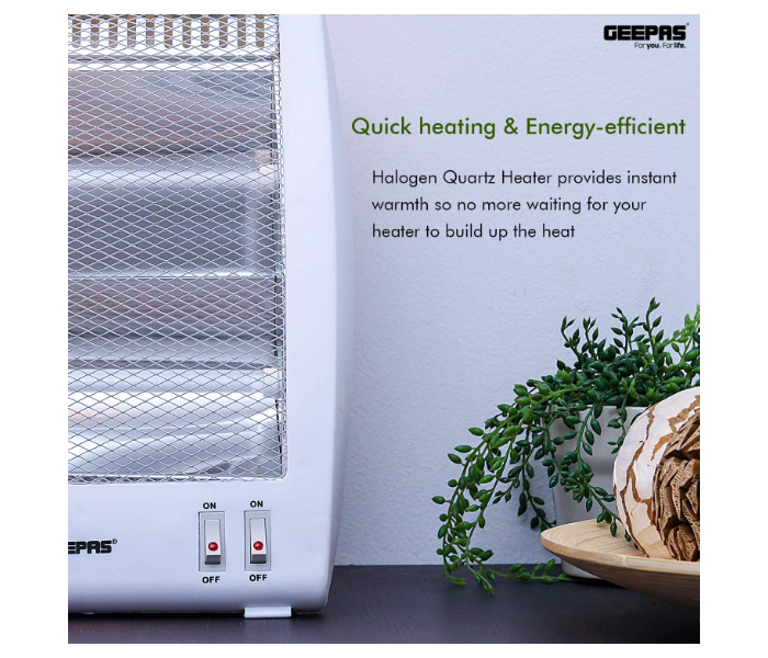 Geepas GQH9106 Quartz Heater with 2 Heating Setting - Zoom Image 2