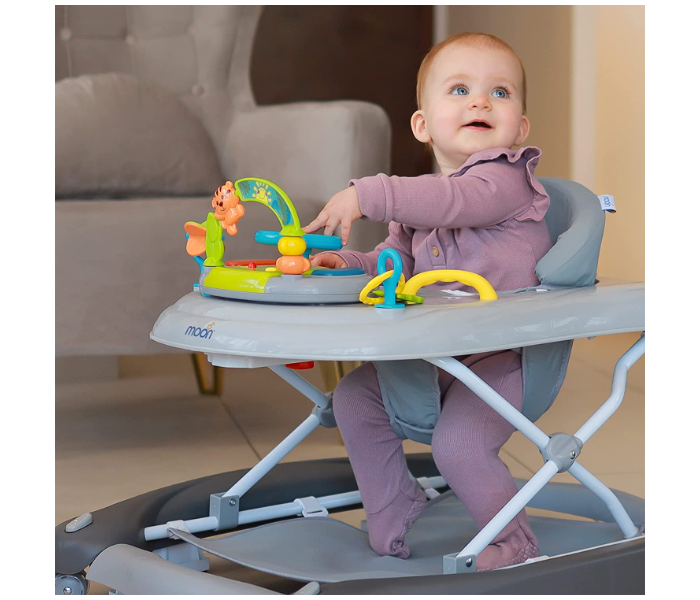 Moon MNNWKMT10 4 In 1 Cruise Walker for Babies - Grey - Zoom Image 3