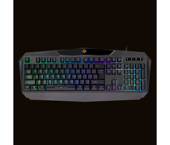 Meetion MT-C510 Backlit Rainbow Gaming Keyboard and Mouse Combo - Black - Zoom Image 4