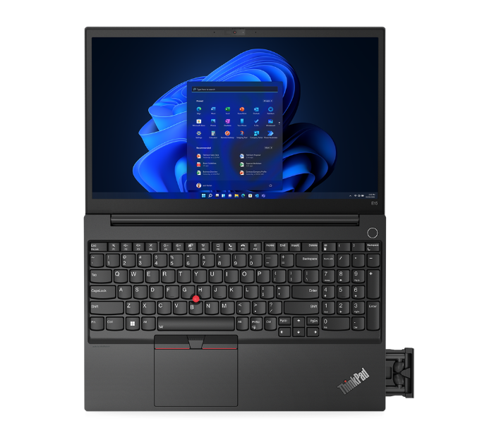 LENOVO THINKPAD E15-G4- 21E6007YGR 15.6 Inch FHD Intel Core i5-1235U Processor 8GB DDR4 RAM 512GB SSD Integrated Intel Iris Xe Graphics DOS with Bag - Black - Zoom Image 6