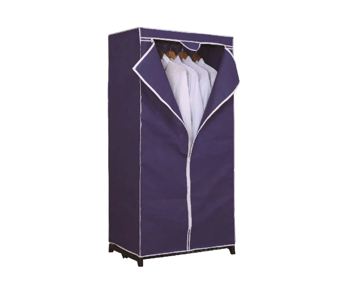 Danube Home Marga Wardrobe Closet - Navy Blue - Zoom Image