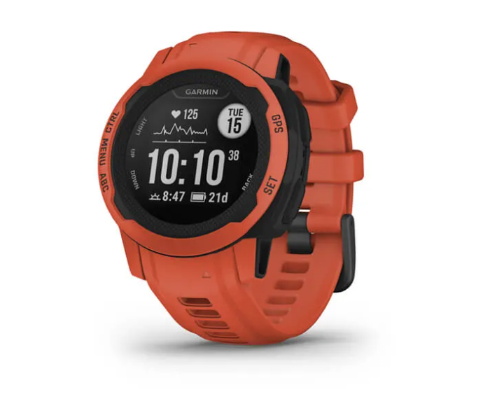 Garmin 010-02563-06 Instinct 2S Standard Edition GPS Smartwatch - Poppy - Zoom Image 1