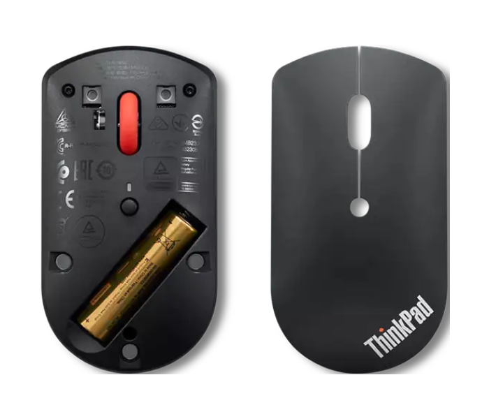 Lenovo 4Y50X88822 ThinkPad Bluetooth Silent Mouse - Black - Zoom Image 5