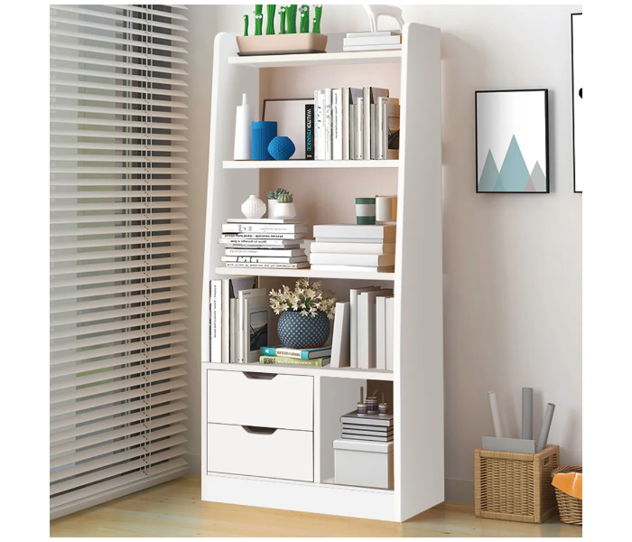 Danube Home Salvatore Bookshelf - White - Zoom Image 1