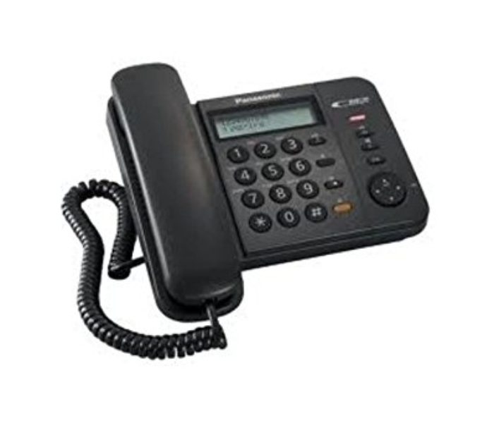 Panasonic KX TS 580 Single Line Corded Telephone - Black - Zoom Image