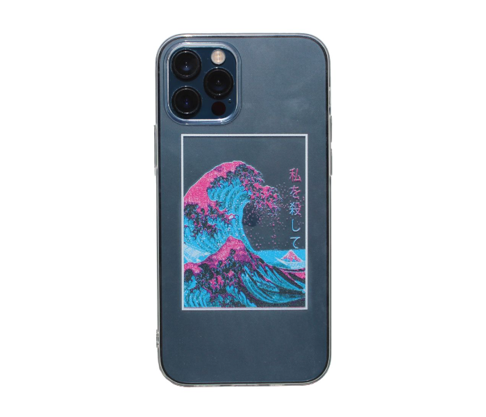 Transparent The Great Wave off Kanagawa Art Print Design 2 Mobile Case For iPhone 11 Pro - Zoom Image 1