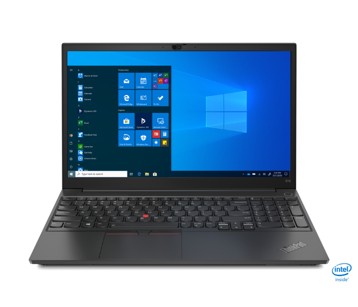 Lenovo 20TD000AAD ThinkPad E15 Black 15.6 Inch FHD Intel Core i7-1165G7 Processor 16GB DDR4 RAM 512GB SSD Integrated Intel Iris Xe Graphics DOS - Black - Zoom Image 1