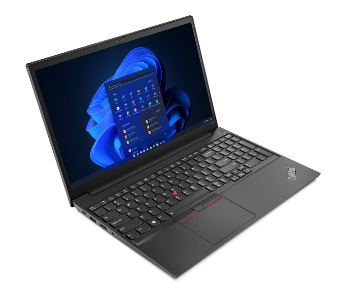 LENOVO THINKPAD E15-G4- 21E6007YGR 15.6 Inch FHD Intel Core i5-1235U Processor 8GB DDR4 RAM 512GB SSD Integrated Intel Iris Xe Graphics DOS with Bag - Black - Zoom Image 2