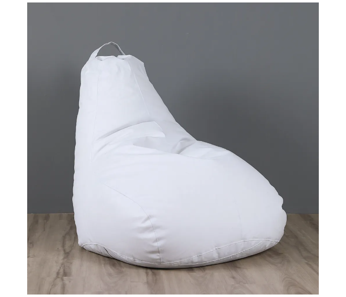 Danube Home Rocky Tear Drop Bean Bags - White - Zoom Image 2