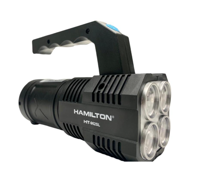 Hamilton HT-962SL LED Rechargeable Flash Light - Black - Zoom Image 1