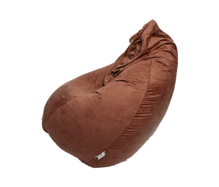 Watiaa Extra Large Suede Bean Bag - Brown - Zoom Image