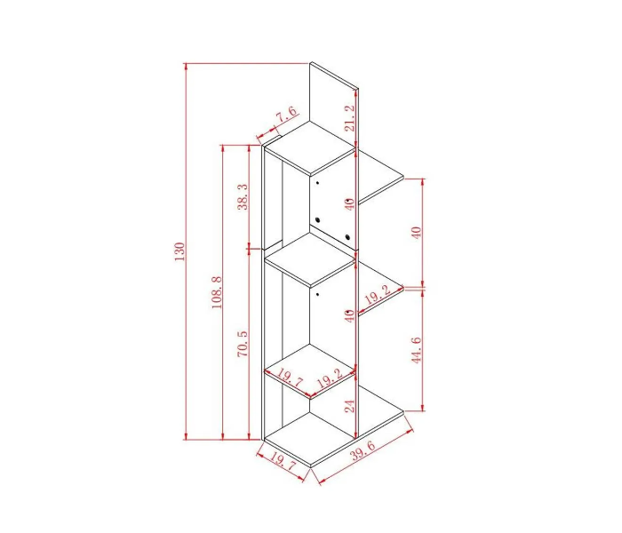 Danube Home Echo 4 Layer Display Stand - Natural - Zoom Image 5