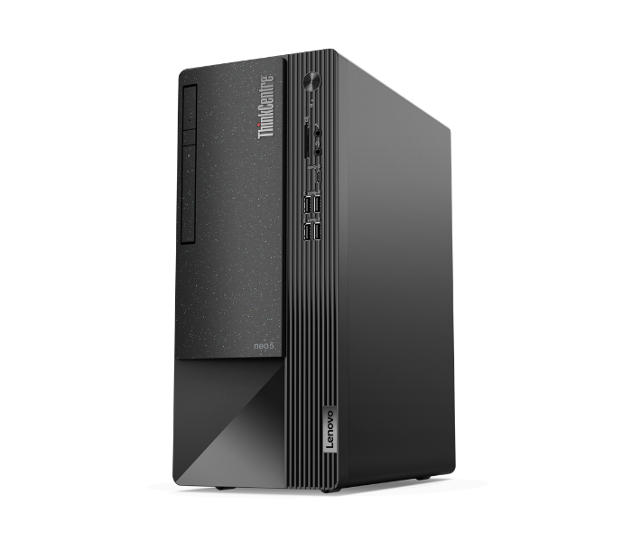 Lenovo 11SE0001GR ThinkCentre neo 50t G3 Intel Core i5-12400 Processor 4GB DDR4 RAM 1TB HDD Integrated Intel UHD Graphics 730 Graphics DOS - Black - Zoom Image 2