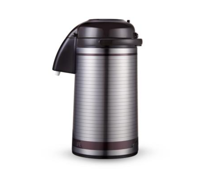 Royalford RF10501 3 Litre Airpot Glass Vacuum Flask - Silver and Black - Zoom Image 1