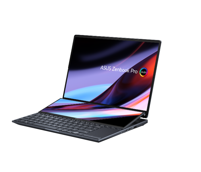 ASUS ZENBOOK DUO UX8402ZE-OLED007W 14.5 Inch 2.8K Display Intel Core I7 12700H 16GB RAM 1TB SSD 4GB 3050TI Graphics Windows 11 - Black - Zoom Image 2