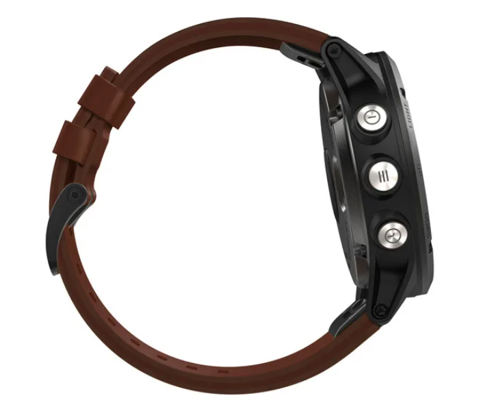 Garmin 010-01733-31 D2 Charlie Titanium Bezel with Leather and Silicone Bands - Zoom Image 5