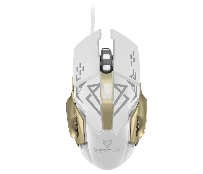 Vertux DXB000089 Drago Gaming Mouse - White - Zoom Image 1