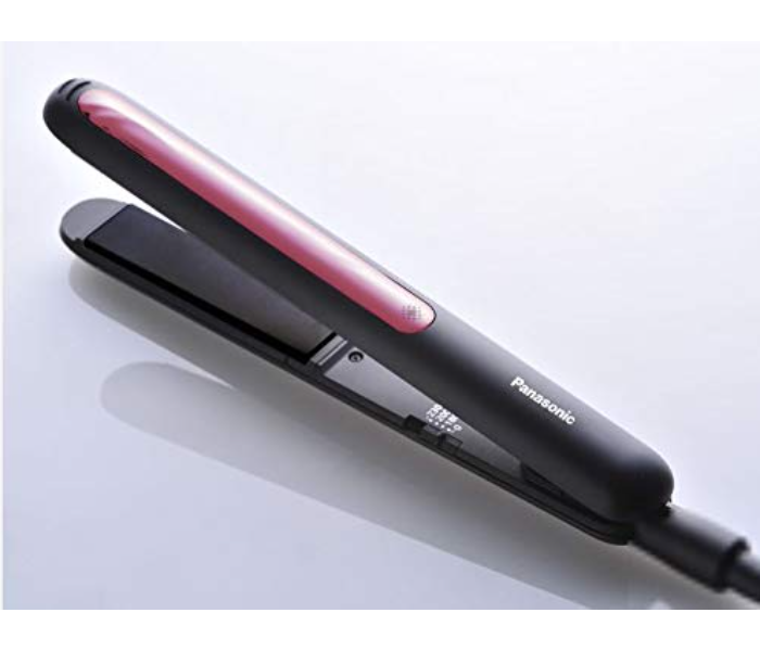 Panasonic EH HV 21 Keratin and Coconut Oil Infused Hair Straightener - Black and Pink - Zoom Image 3