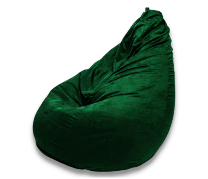 Watiaa Extra Large Suede Bean Bag - Green - Zoom Image