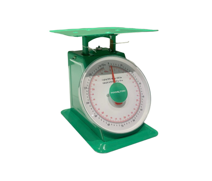 Hamilton HT-721WS 60Kg Capacity Large Traditional Dial With All Heavy Metal Weighing Scale - Green - Zoom Image 1