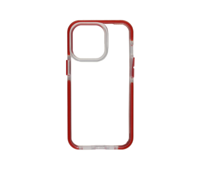 Protective Transparent Mobile Case with Red Bumpers For iPhone 11 Pro - Zoom Image 2